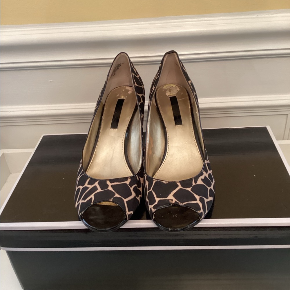 Bandolino Open Toe  2 inch Kitten Heel